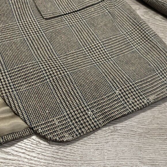 Vintage Chaps Ralph Lauren Tweed Wool Blazer 42T Sport Coat - Picture 5 of 13